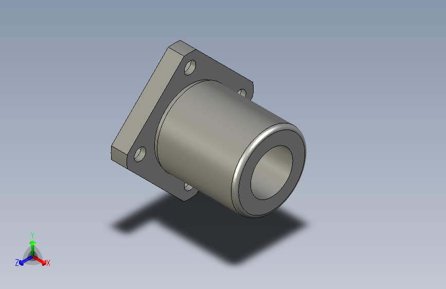 QA-直线轴承(方法兰)-D16xD28