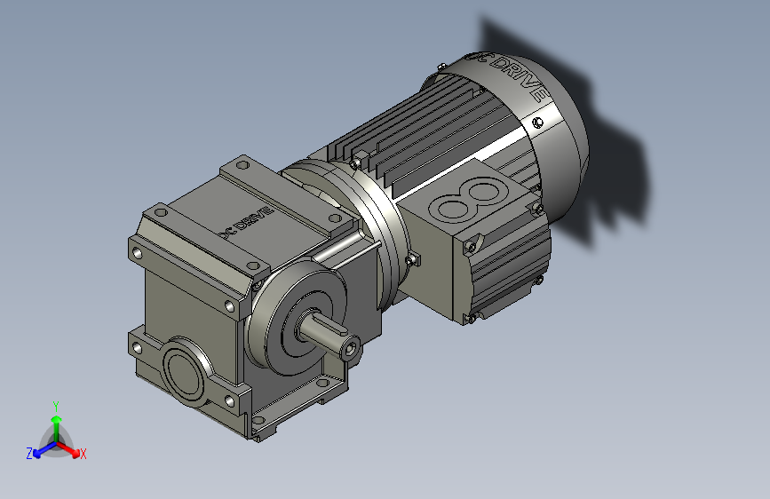 SY斜齿轮-蜗轮减速电机S37-1027Y263-4M1RA