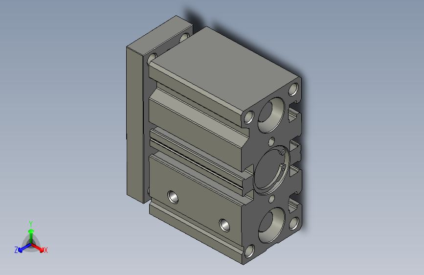TC-L-16x10-S三轴气缸
