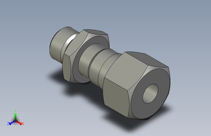 Y卡套式端直通管接头_G(25)-6