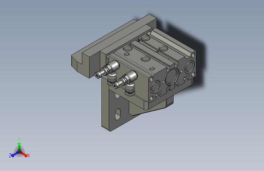 -贴条码侧定位气缸组件_听筒铁片28-----3-304