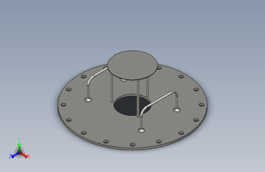 通气孔盲法兰DN450PN6GBT9119-2010