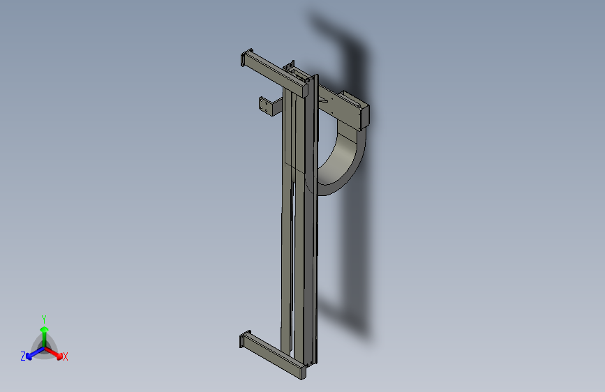 拖链-封闭式(外65x150-R200)(内45x125)-组件