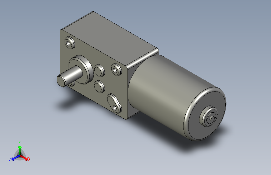 新永泰5840-3650-40圈微型直流无刷减速调速电机