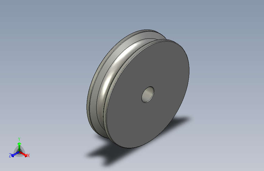 圆皮带用滑轮ENS31-A40-R25-d6-怡合达