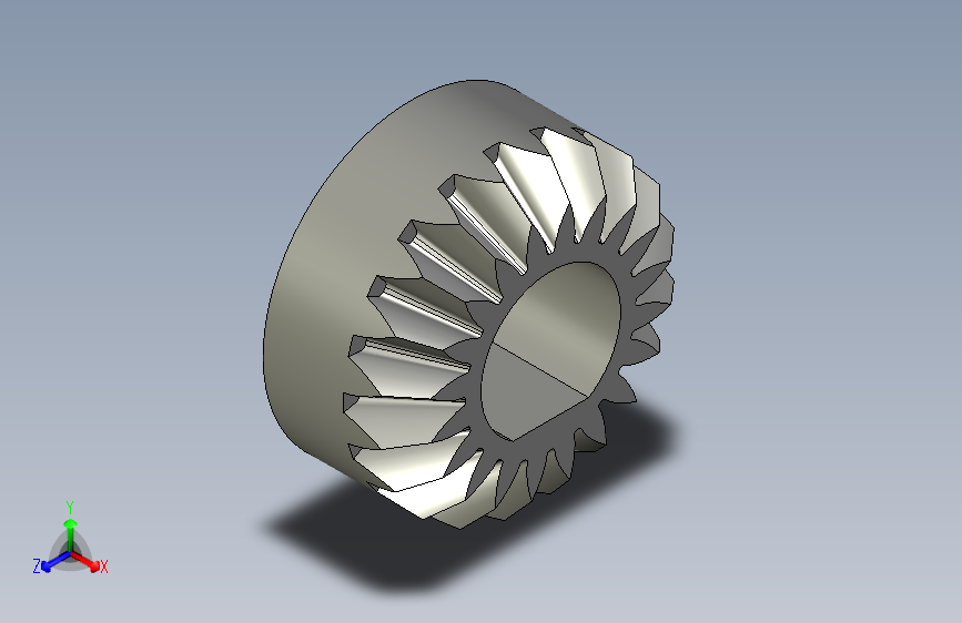 圆锥齿轮2025-主动轮B-缸套