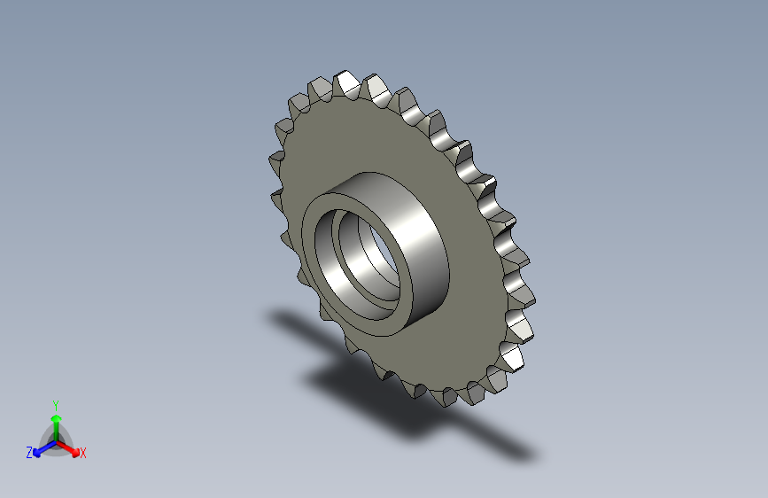 直孔链轮20B型25-20B-1--------------------------e--A