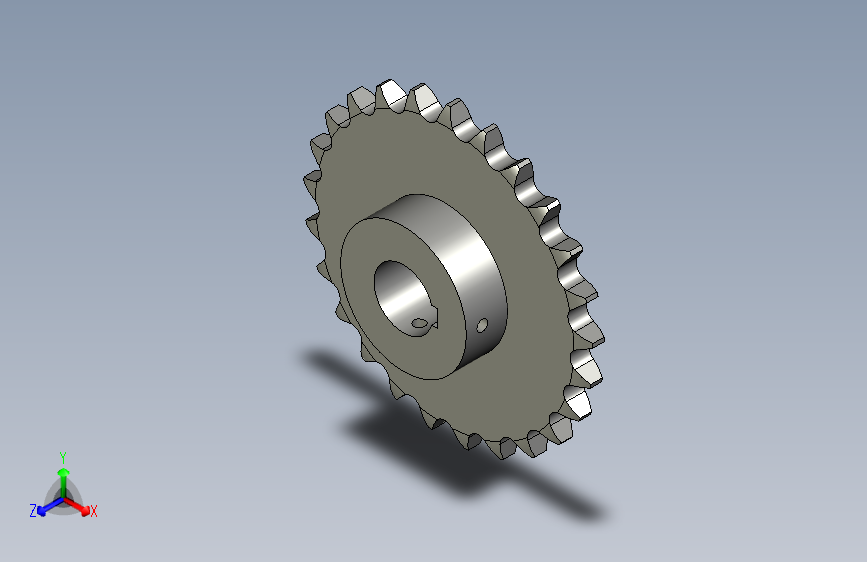 直孔链轮20B型25-20B-1主动配重轮A