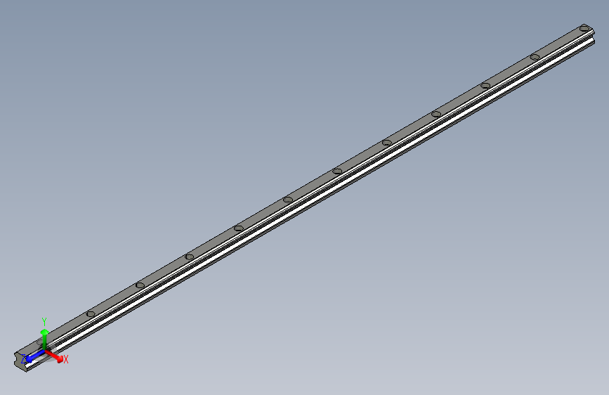 直线滑轨-HGH15CA-R1090-H孔位均分单边5-上银-0