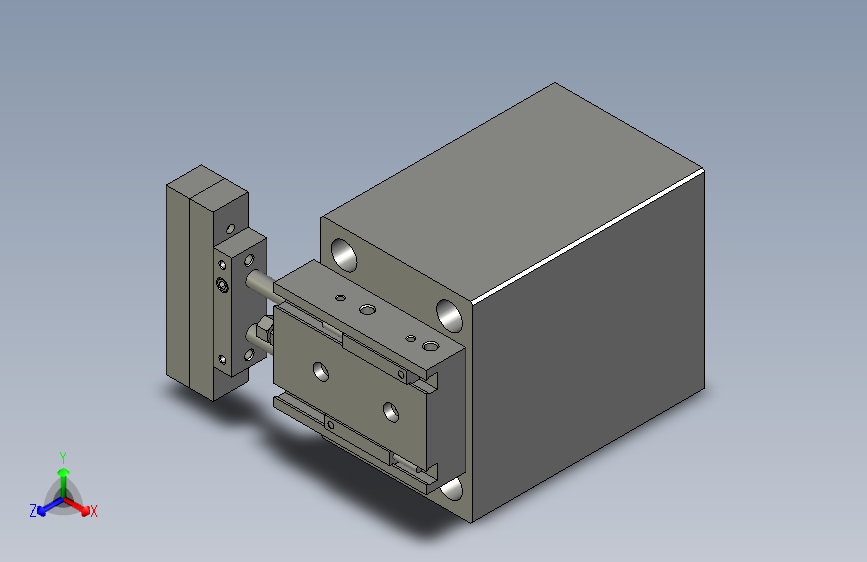 治具正面推机构