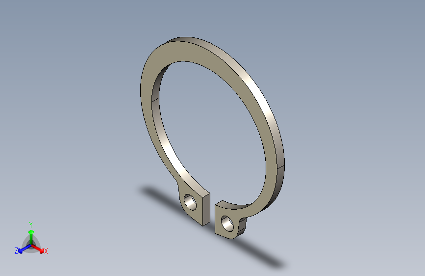 轴用弹性挡圈A型(d010)20