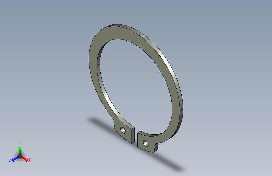 轴用弹性挡圈A型(d010)40