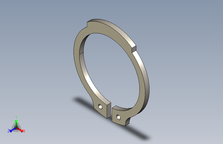 轴用弹性挡圈B型40B