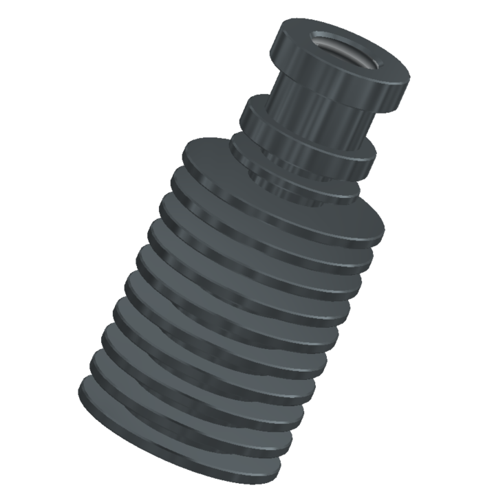 JHead 散热器短铝 3D 打印机____材料:铝__适用:1.75mm 线材