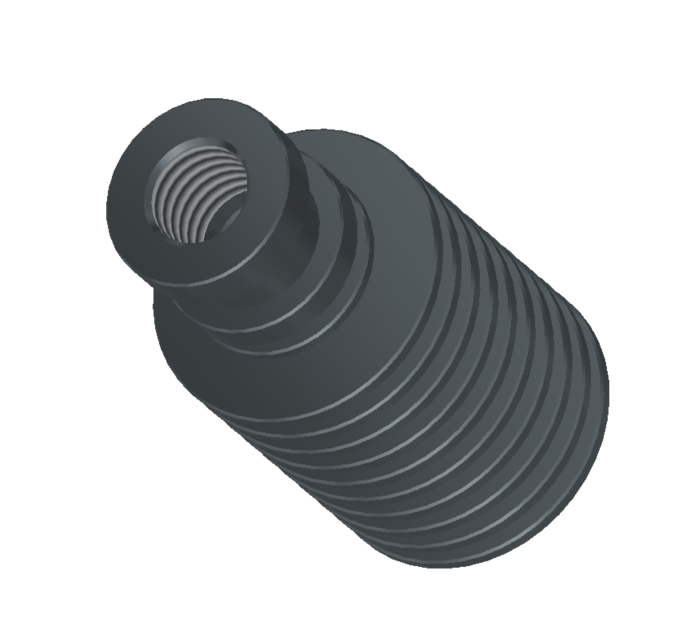 JHead 散热器短铝 3D 打印机____材料:铝__适用:1.75mm 线材