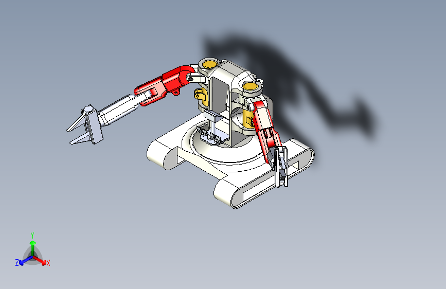 蠢萌的小机器人