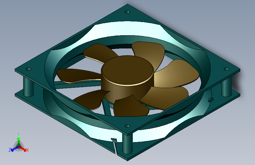 电脑CPU散热120x120排风扇