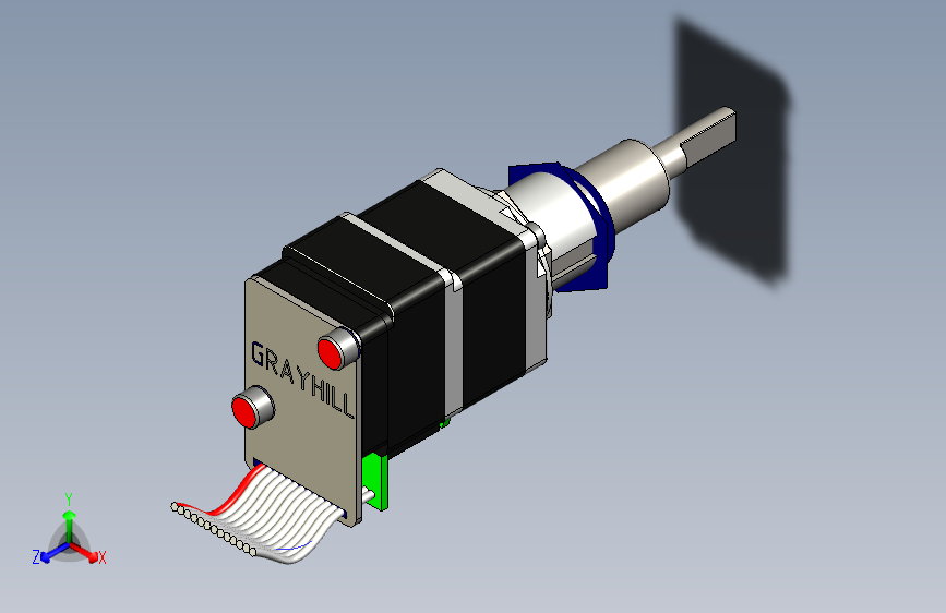 编码器灰山带按钮