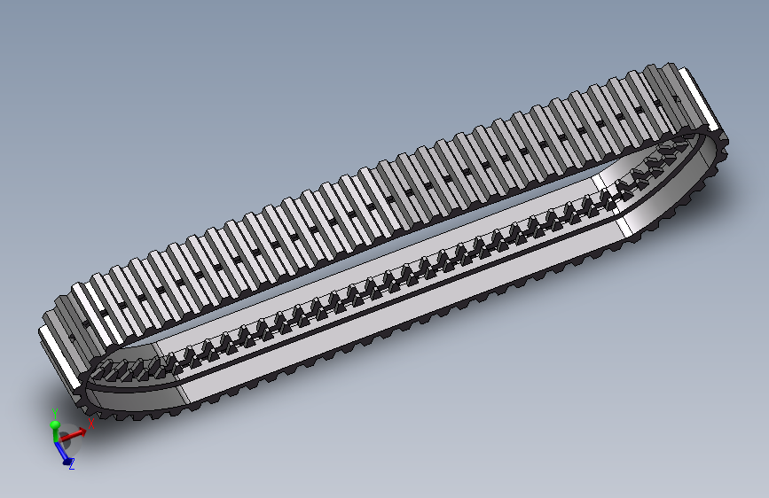 C50R-5BTV橡胶履带450×110×74