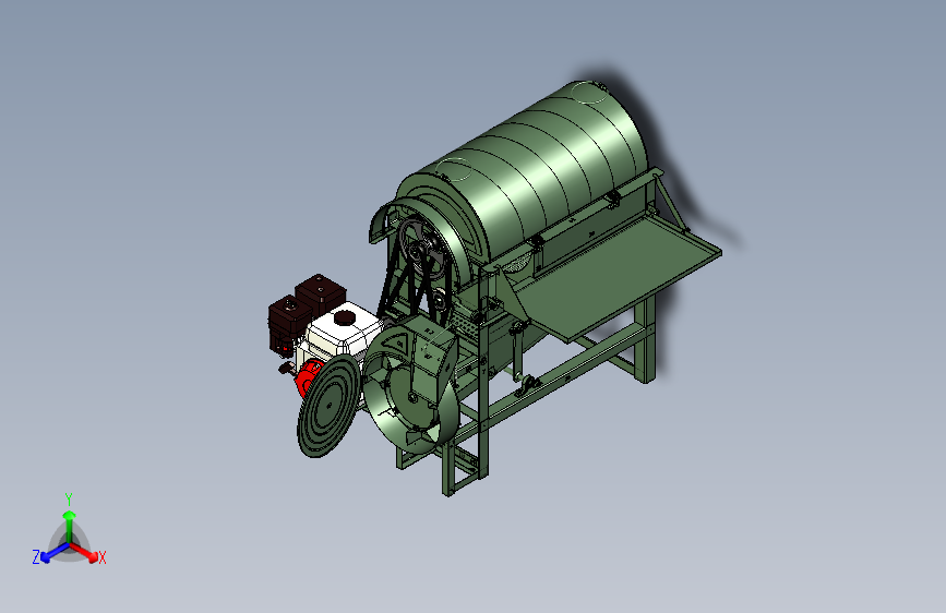 迷你稻谷脱粒机
