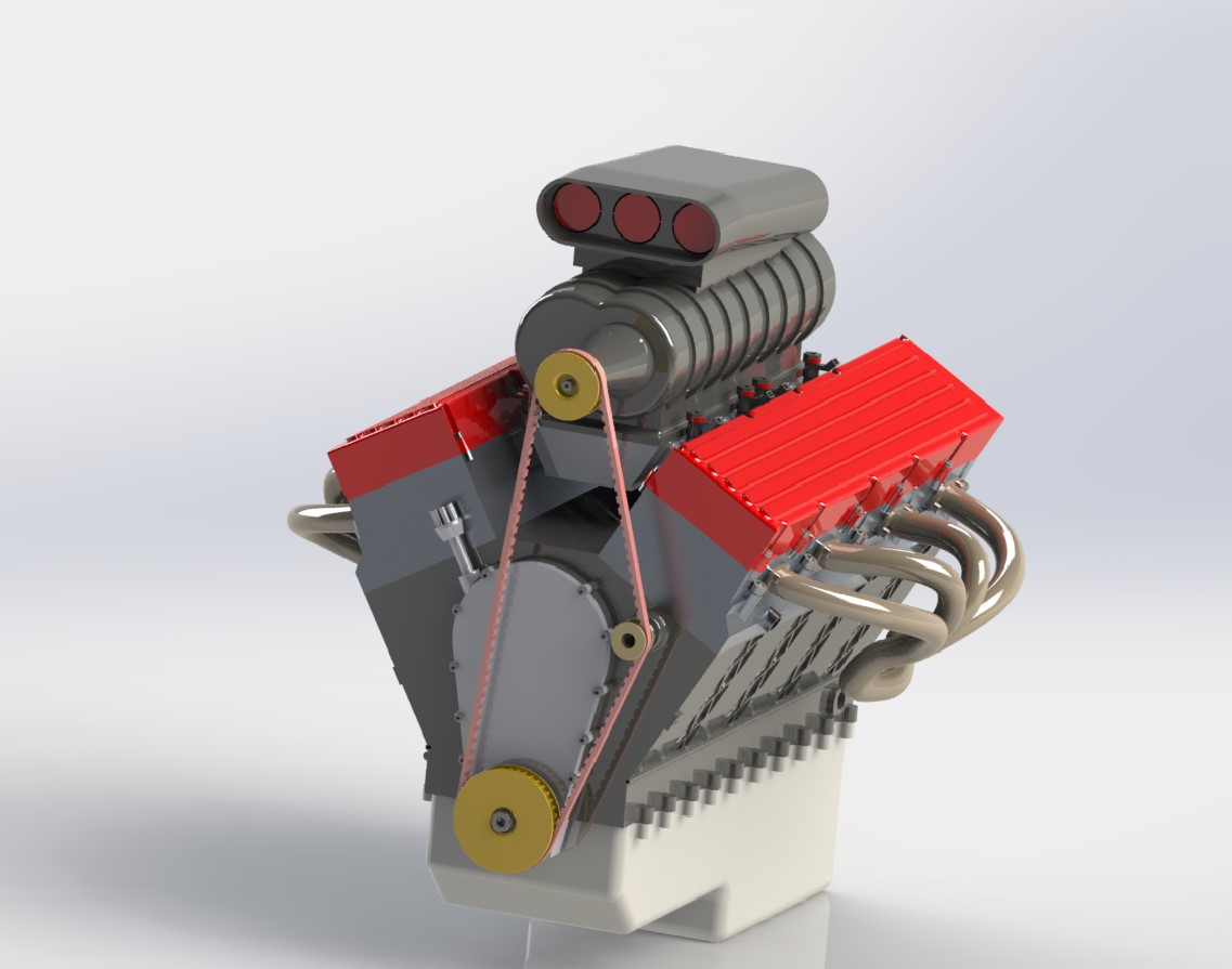 超级增压OHV V8发动机