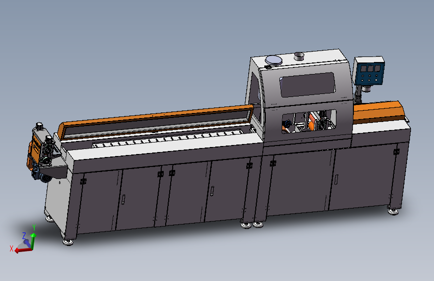 牵引背胶一体机