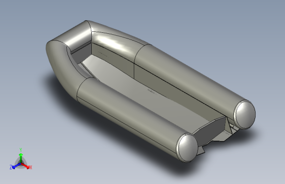 刚性船体，肋骨350