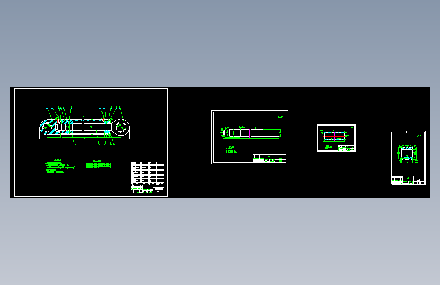 双作用单活塞液压缸装配图及零件图=337399=50