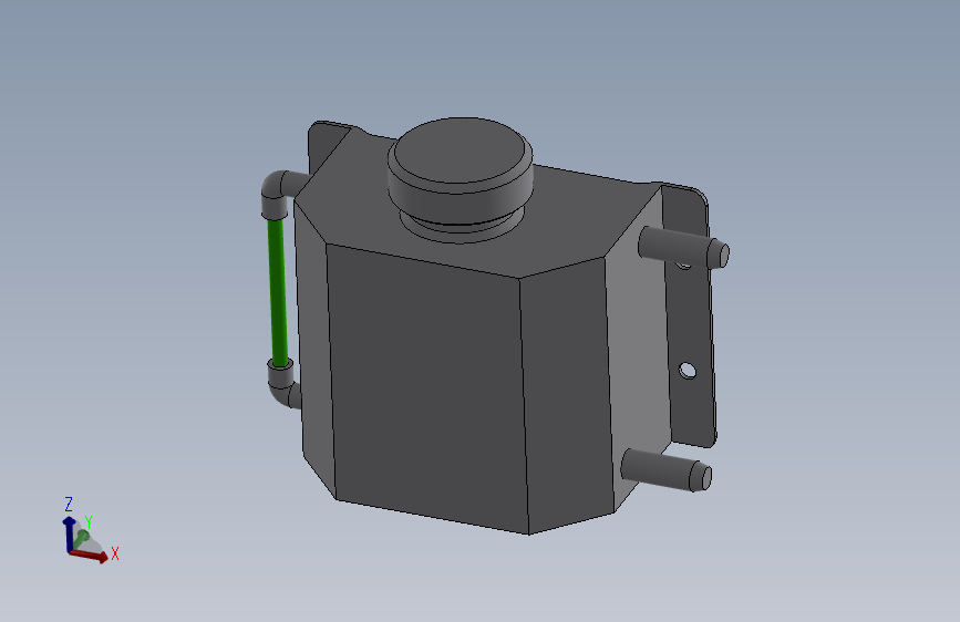 1L铝制机油集油罐储油箱