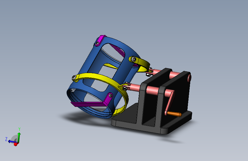 杯式搅拌机机构
