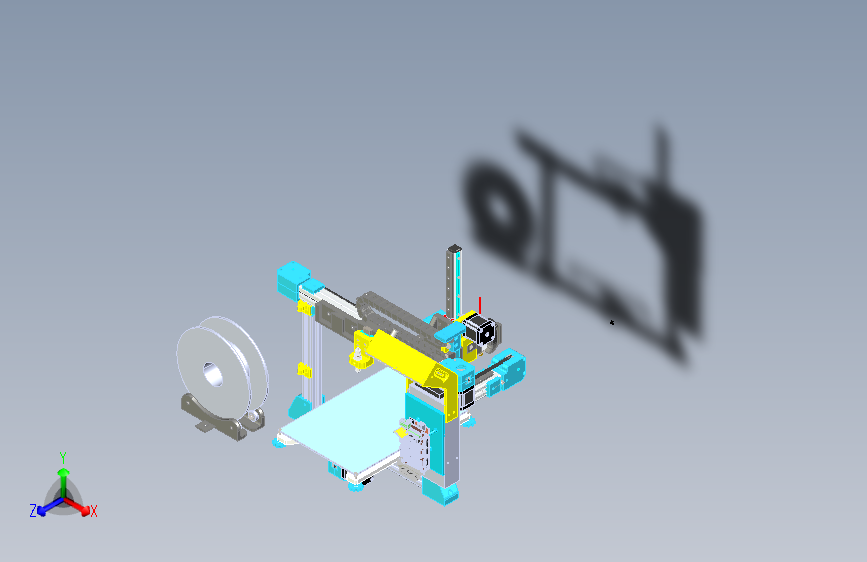 混合式3D打印机