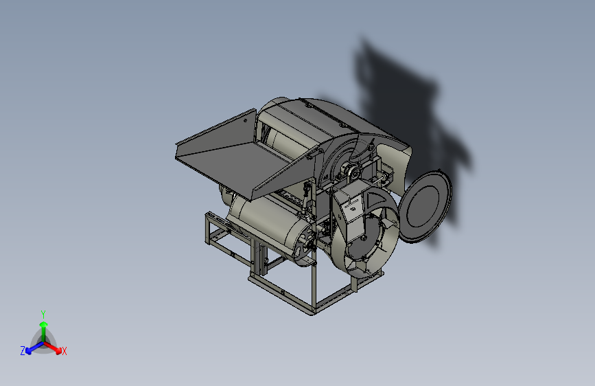 快速脱壳机组装。