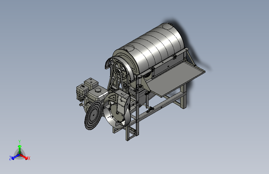 新型改良水稻脱粒机