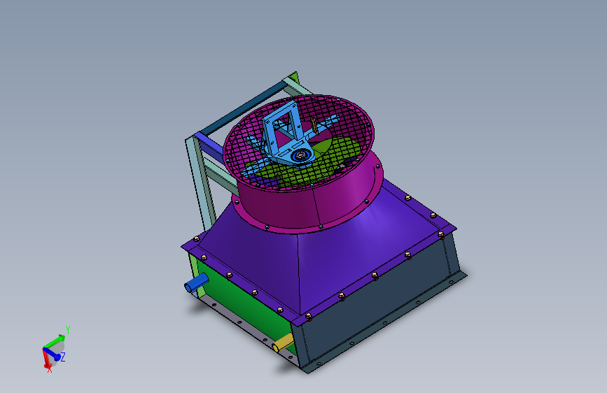 11老式空气加热器 STP