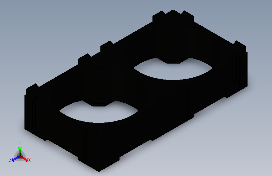 直排21700电池座