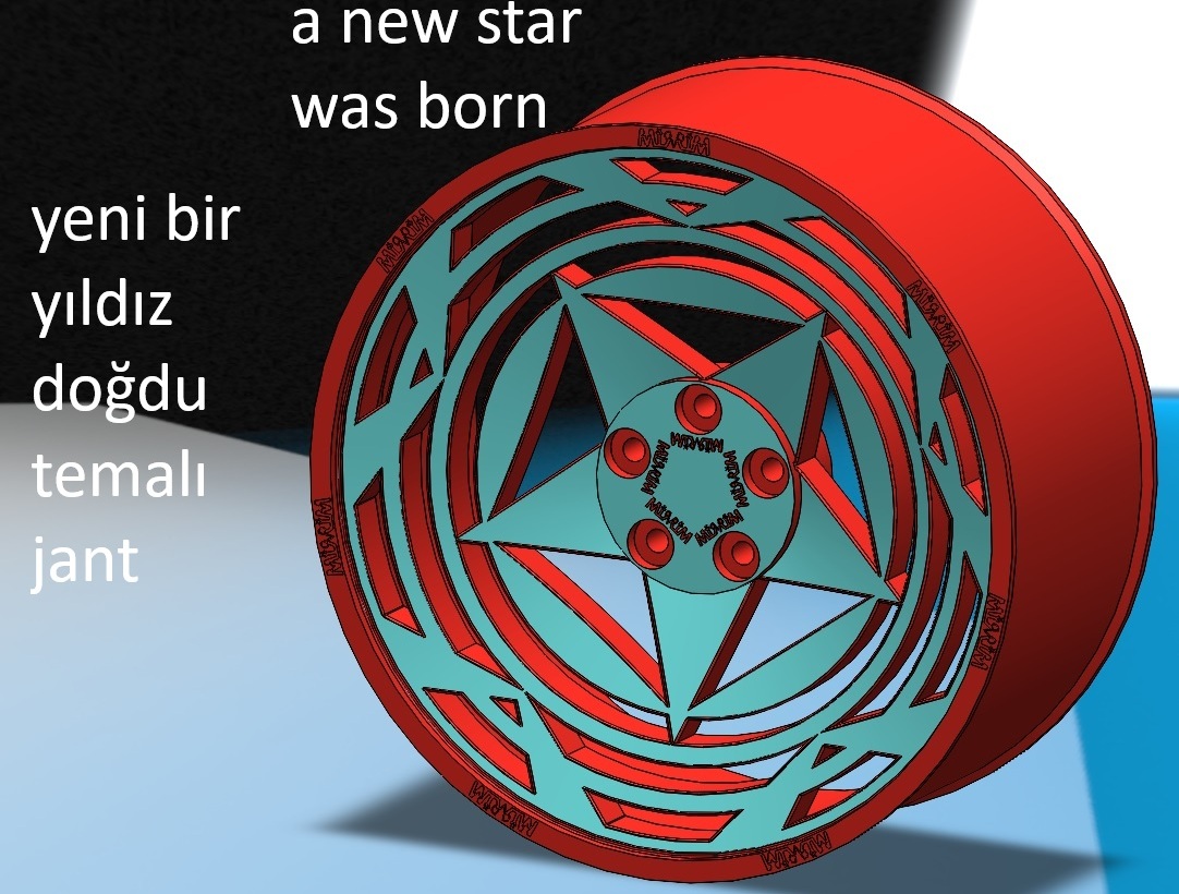 新星诞生主题边缘轮毂