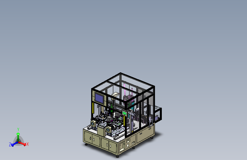 视觉锁螺丝机台