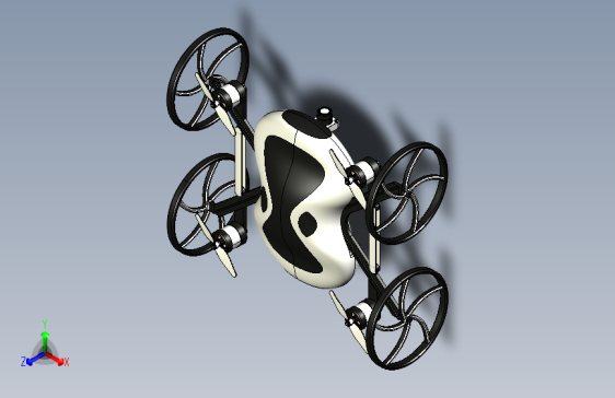 改进的小型无人机  IGES
