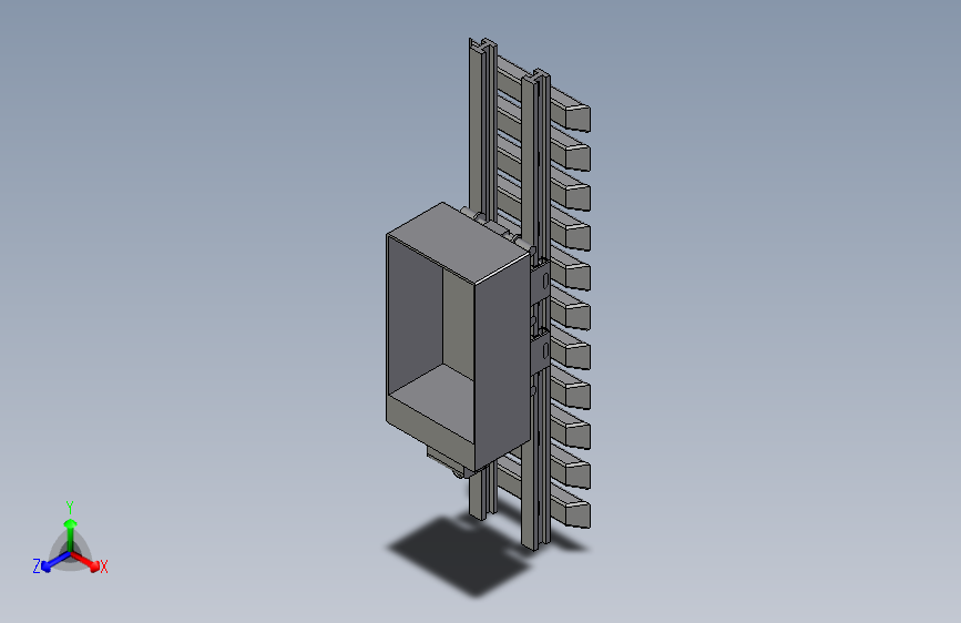 地铁施工的斜井运输结构