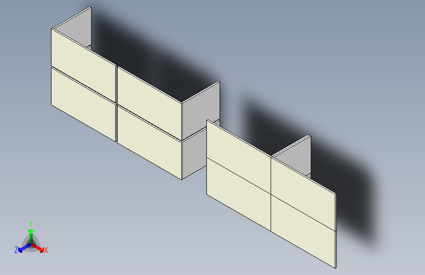 公司办公用的模块桌