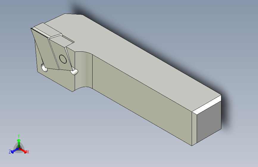 机夹侧压式90度精车刀