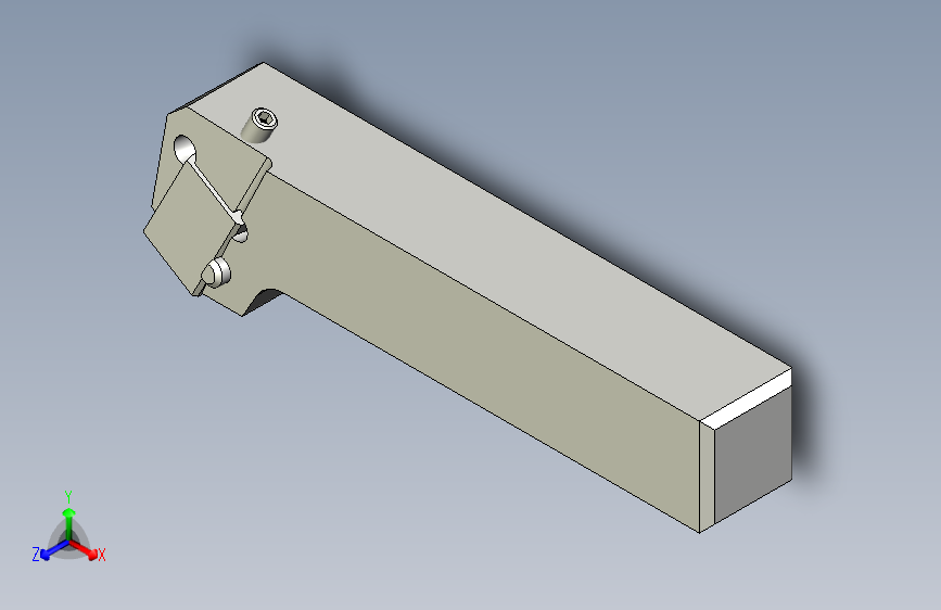 机夹重磨杠杆式65度粗车刀
