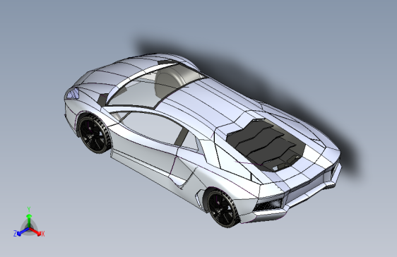 兰博基尼车体外壳