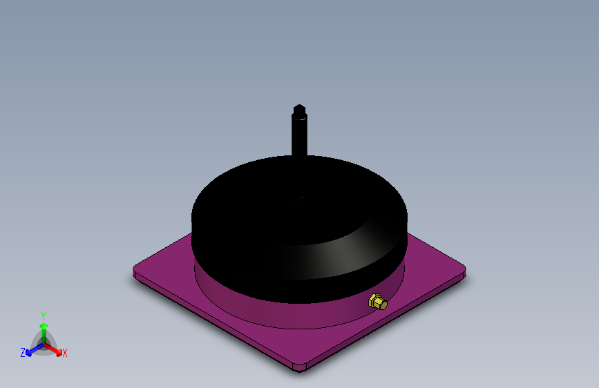 脚轮脚杯3D  WAP51-A250.x_t