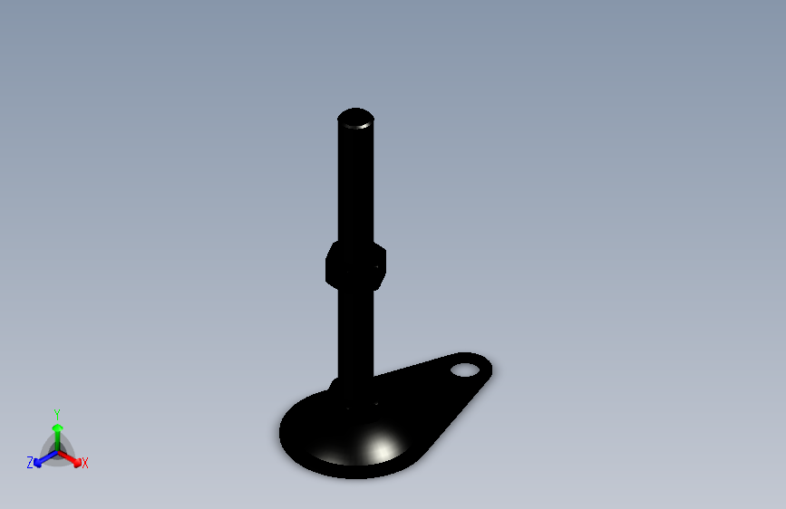 脚轮脚杯3D  WAN11-D115-M16-L150.x_t