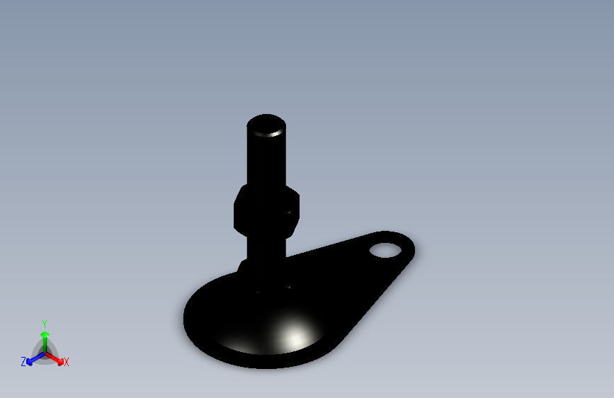 脚轮脚杯3D  WAN11-D115-M16-L75.x_t