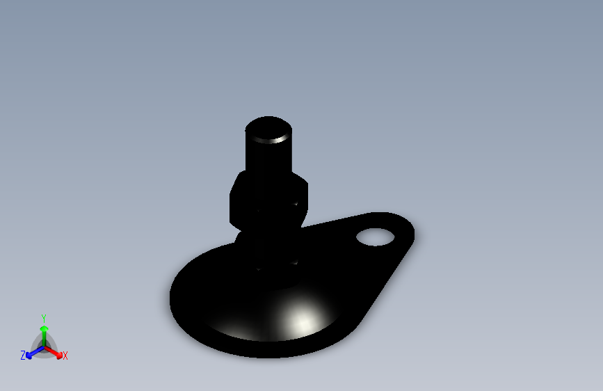 脚轮脚杯3D  WAN11-D100-M16-L50.x_t