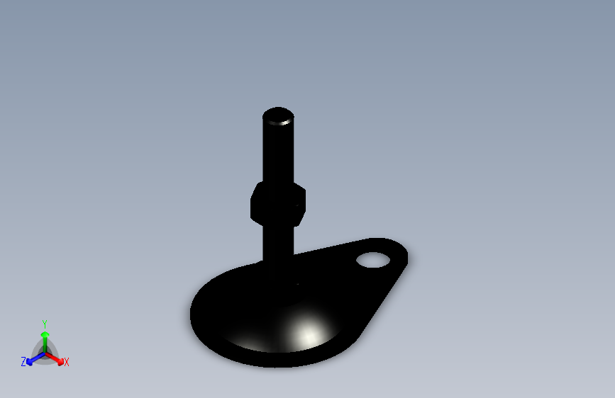 脚轮脚杯3D  WAN11-D100-M12-L75.x_t