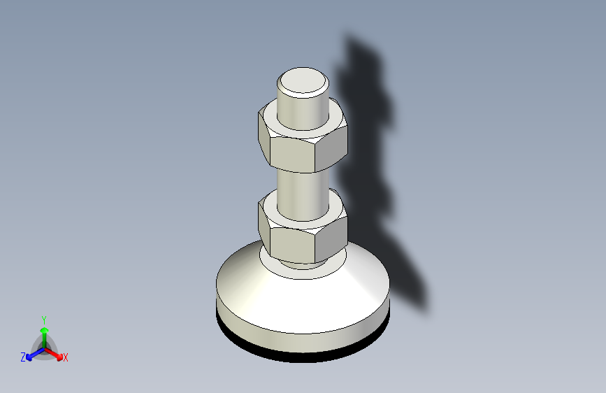 脚轮脚杯3D  WAM06-D100-M30-L100.x_t