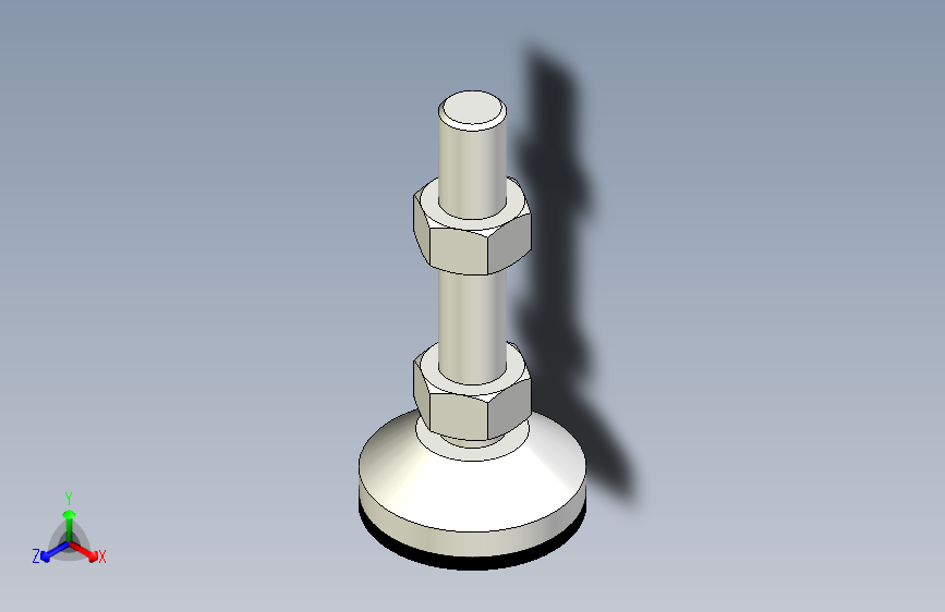 脚轮脚杯3D  WAM06-D100-M30-L150.x_t